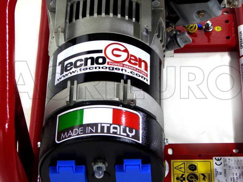 TecnoGen H3500 - Groupe &eacute;lectrog&egrave;ne 2.7 KW monophas&eacute; - Honda GX 200 - Alternateur italien